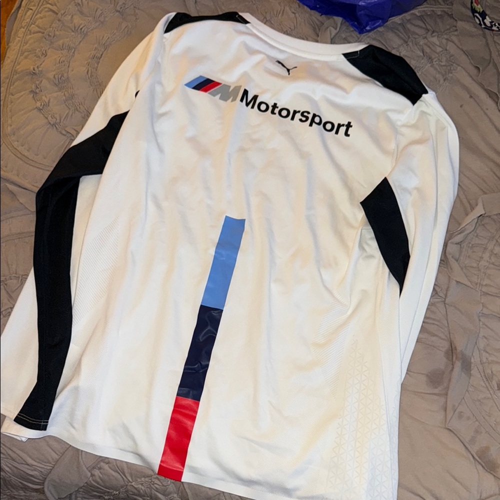 BMW Motorsport White Long Sleeve - Picture 5 of 7